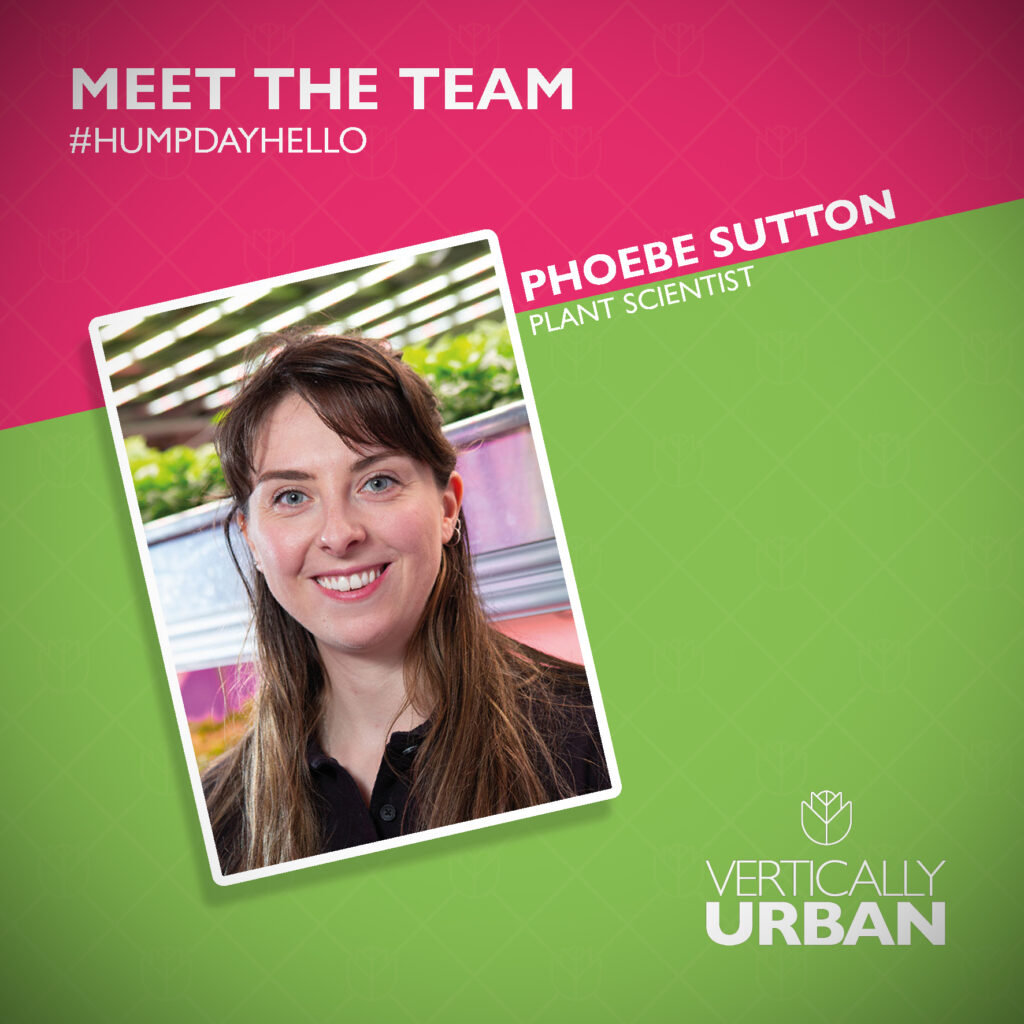 Meet Phoebe Sutton our Plant Scientist